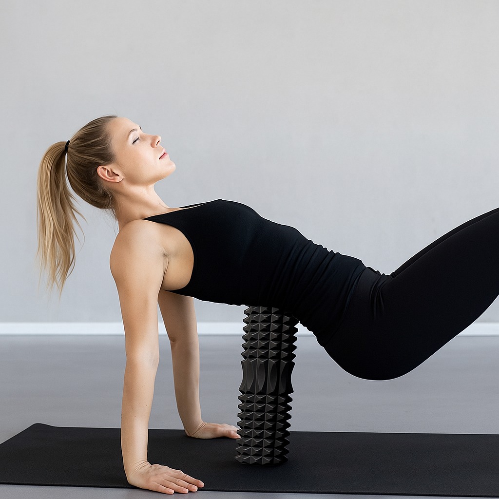 Yoga Fitness Roller - EVA Köpük Fitness Sırt Rulosu Tetik