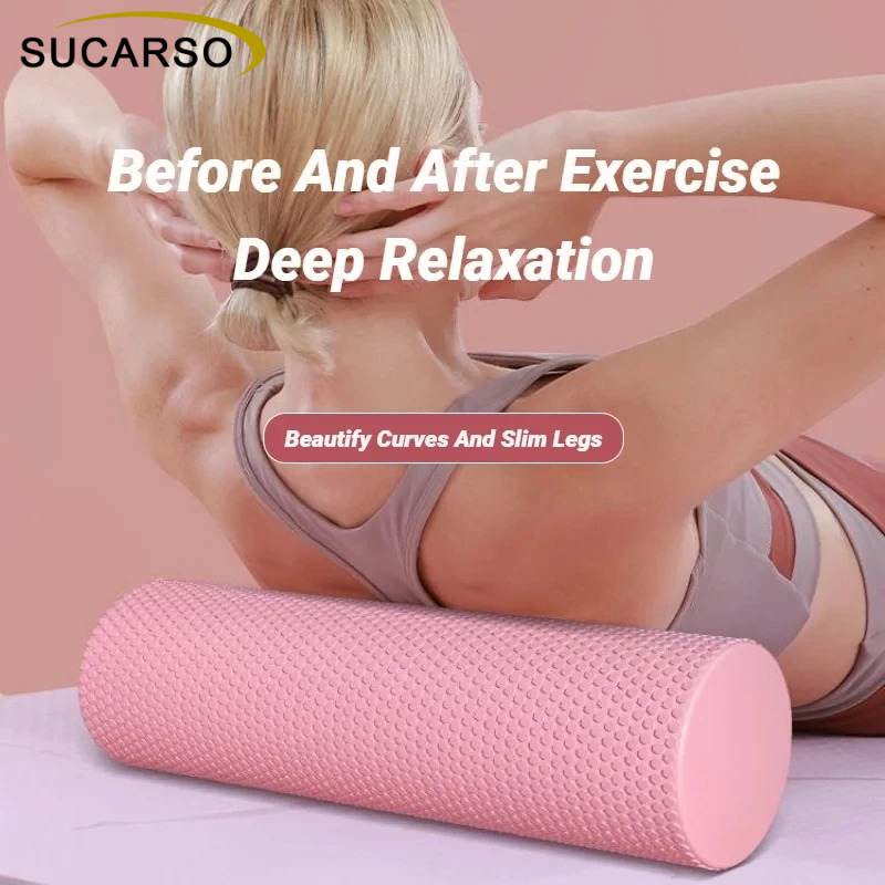 Yoga Fitness Roller - 30x10cm EVA Dokulu Köpük Rulo Kas
