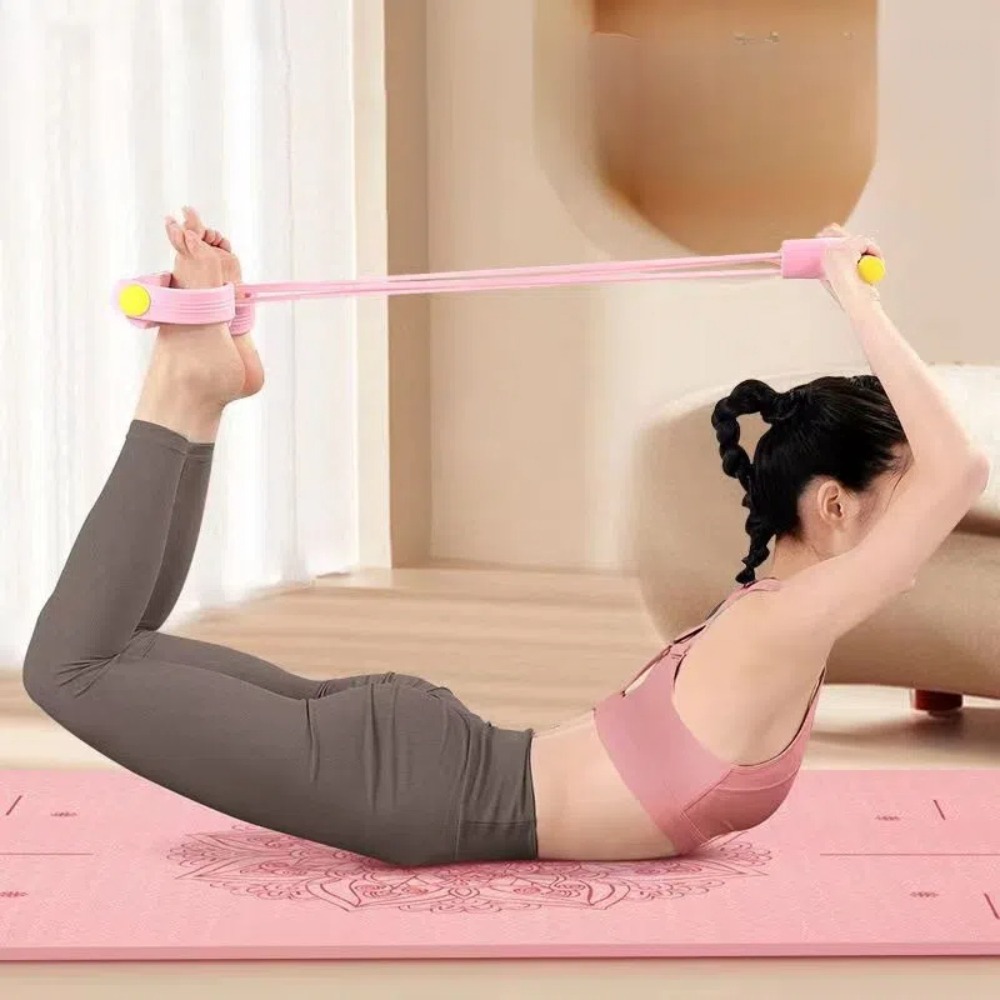Yoga Fitness At Home - 6 Tüplü Direnç Bandı Seti TPE