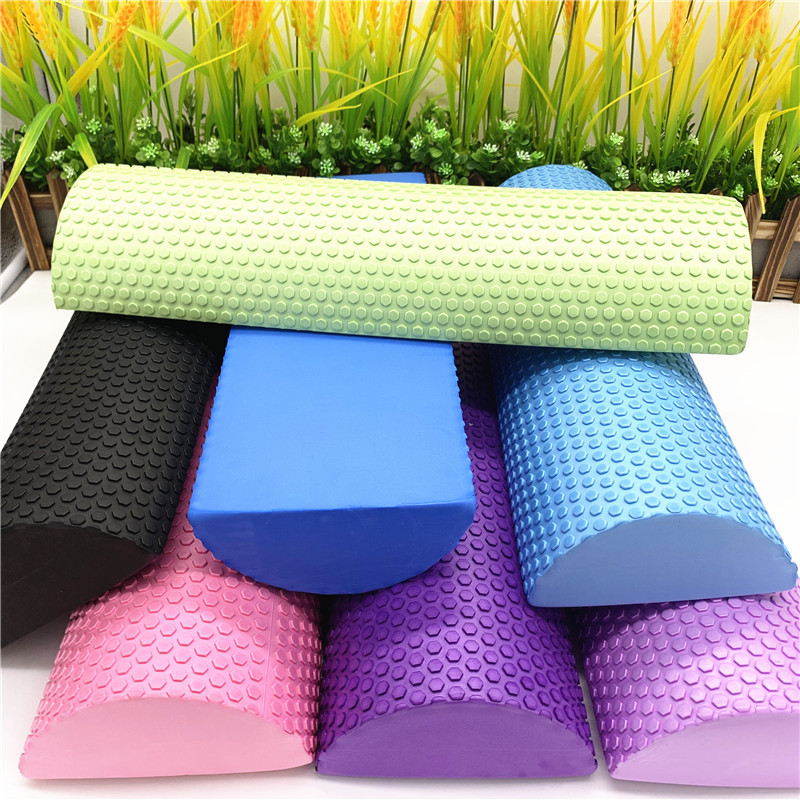 Yoga Fitness Roller - 30/45cm yarım yuvarlak EVA masaj köpük