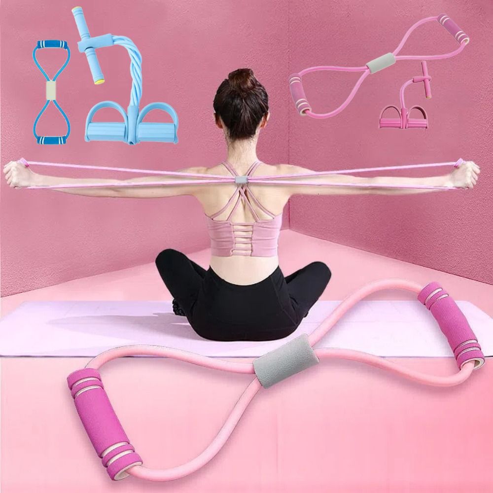 Yoga Fitness At Home - 6 Tüplü Direnç Bantları Seti TPE