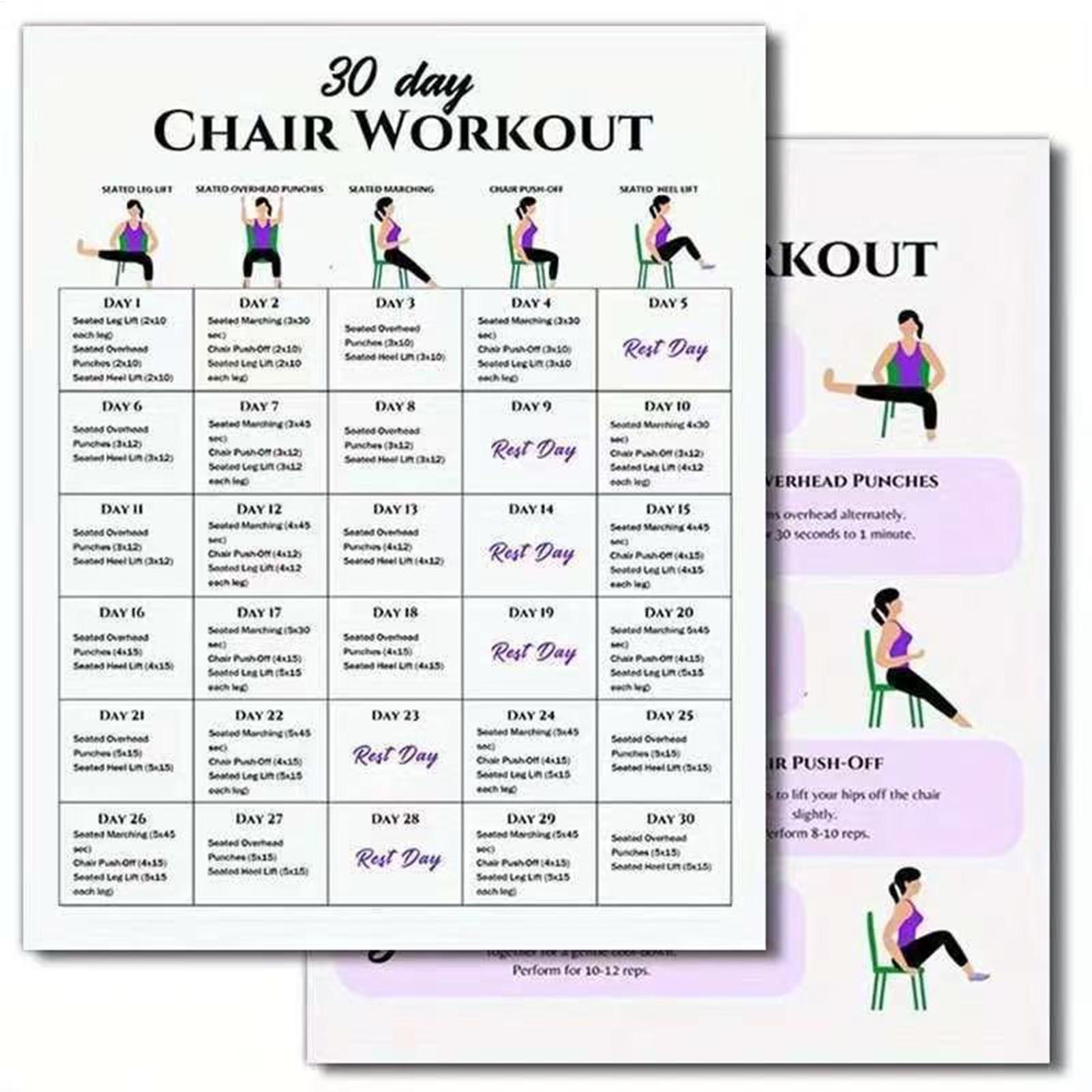 Yoga Fitness Wallpaper - Yaşlılar İçin 6 Parça 30 Günlük