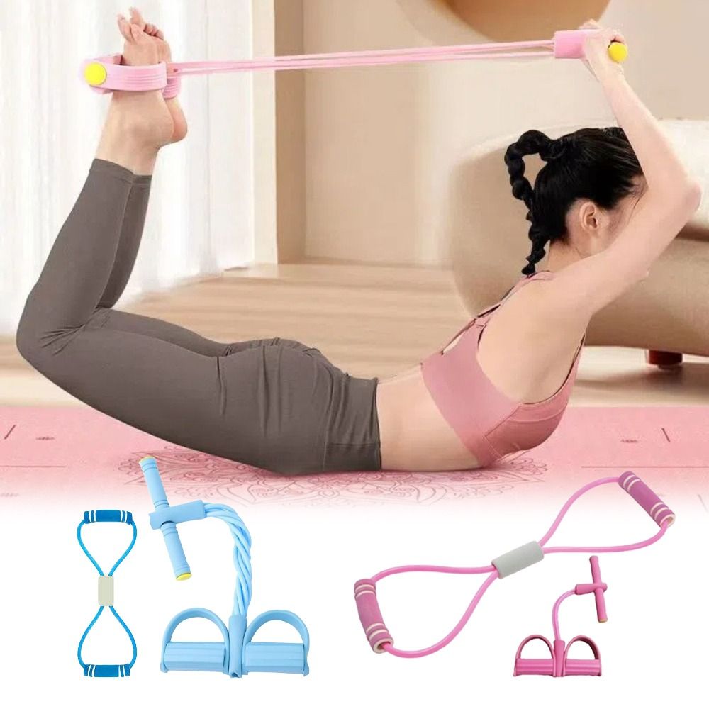 Yoga Fitness At Home - 6 Tüplü Direnç Bandı Seti TPE