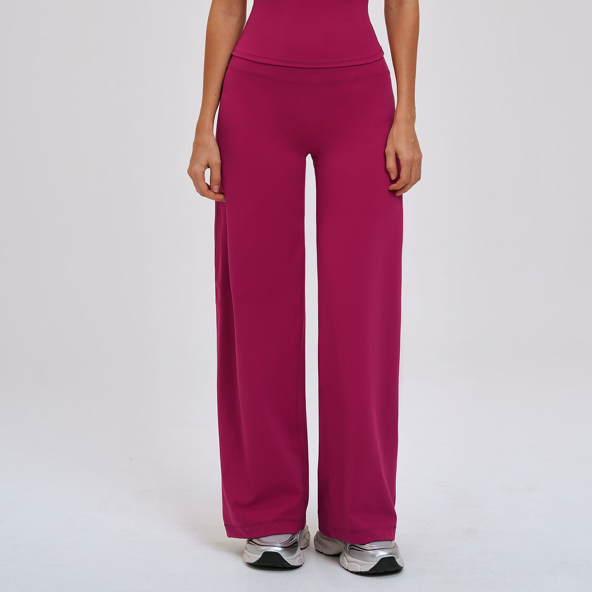 Yoga Fitness Leggings - Yoga Şort Kadın Düz Bacak Spor