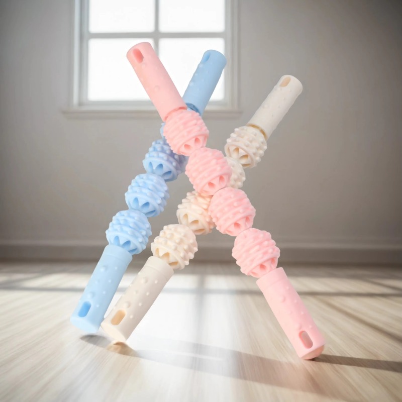 Yoga Fitness Roller - İnce Bacak Masaj Çubuğu Kurt Dişi