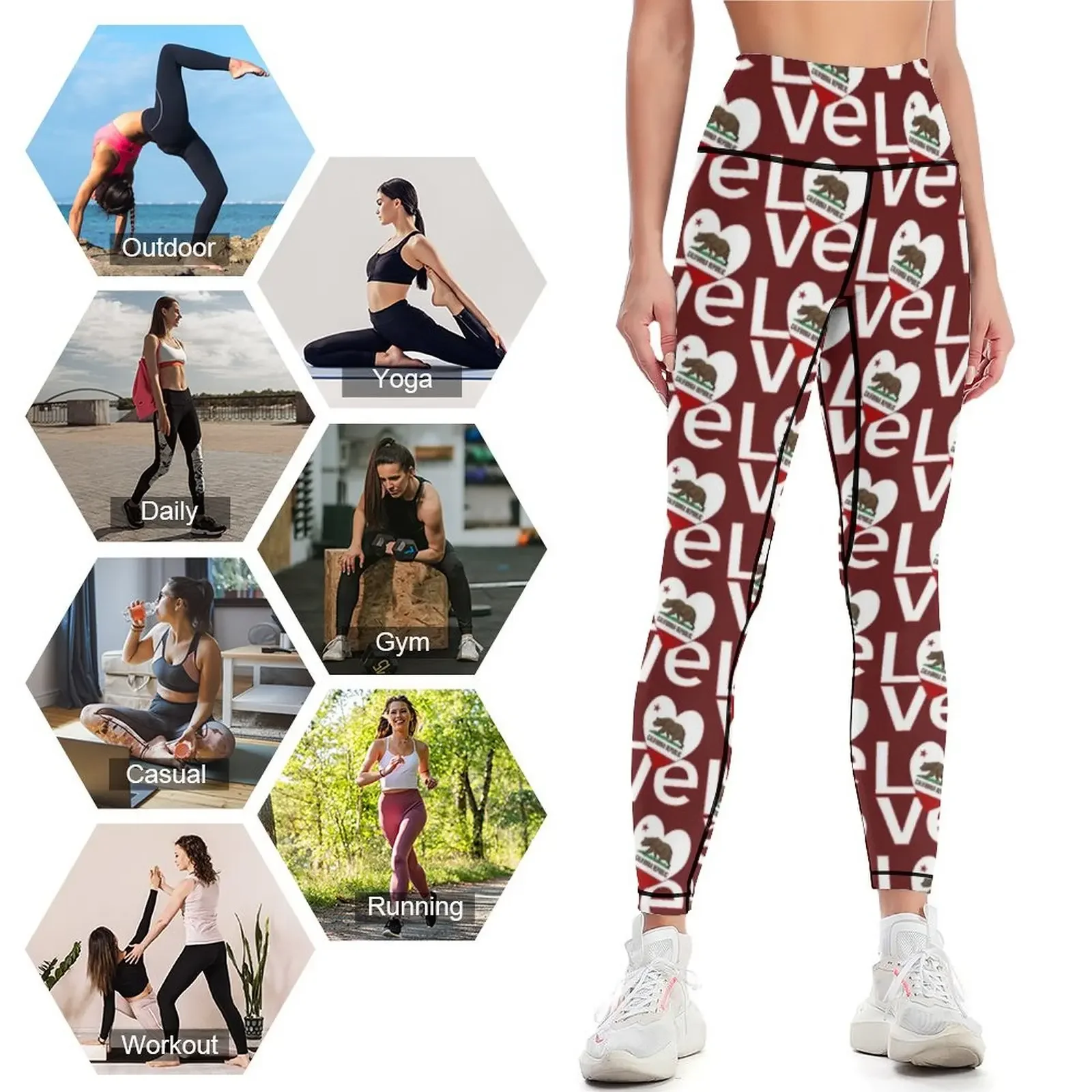 Kırmızı ve Beyaz California LO - Yoga Fitness California incelemesi ve fiyatı