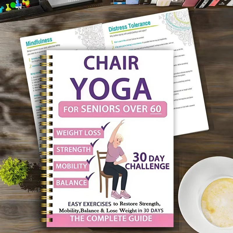 Yaşlılar için Sandalye Yoga Eg - Yoga Fitness Journal incelemesi ve fiyatı