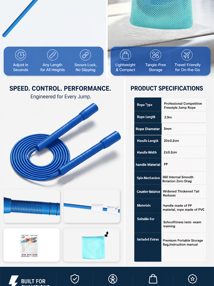 YUEDONG Hızlı Atlama İpi Ayarl - Speed Skipping Rope incelemesi ve fiyatı