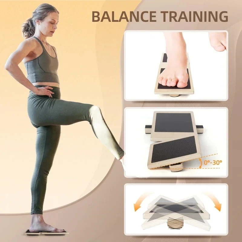 Ahşap Tek Ayak Eğitmen Denge K - Balance Board Fitness incelemesi ve fiyatı