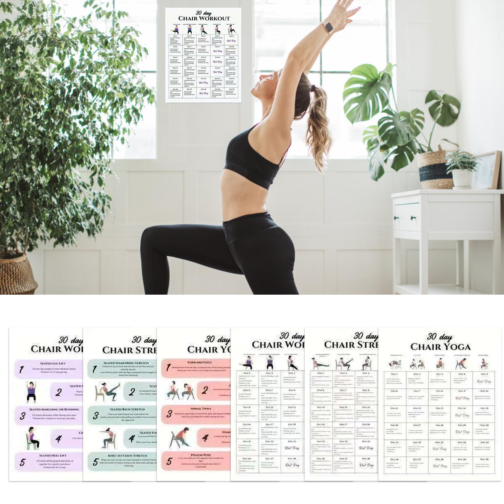 Yaşlılar İçin 6 Parça 30 Günlü - Yoga Fitness Wallpaper incelemesi ve fiyatı
