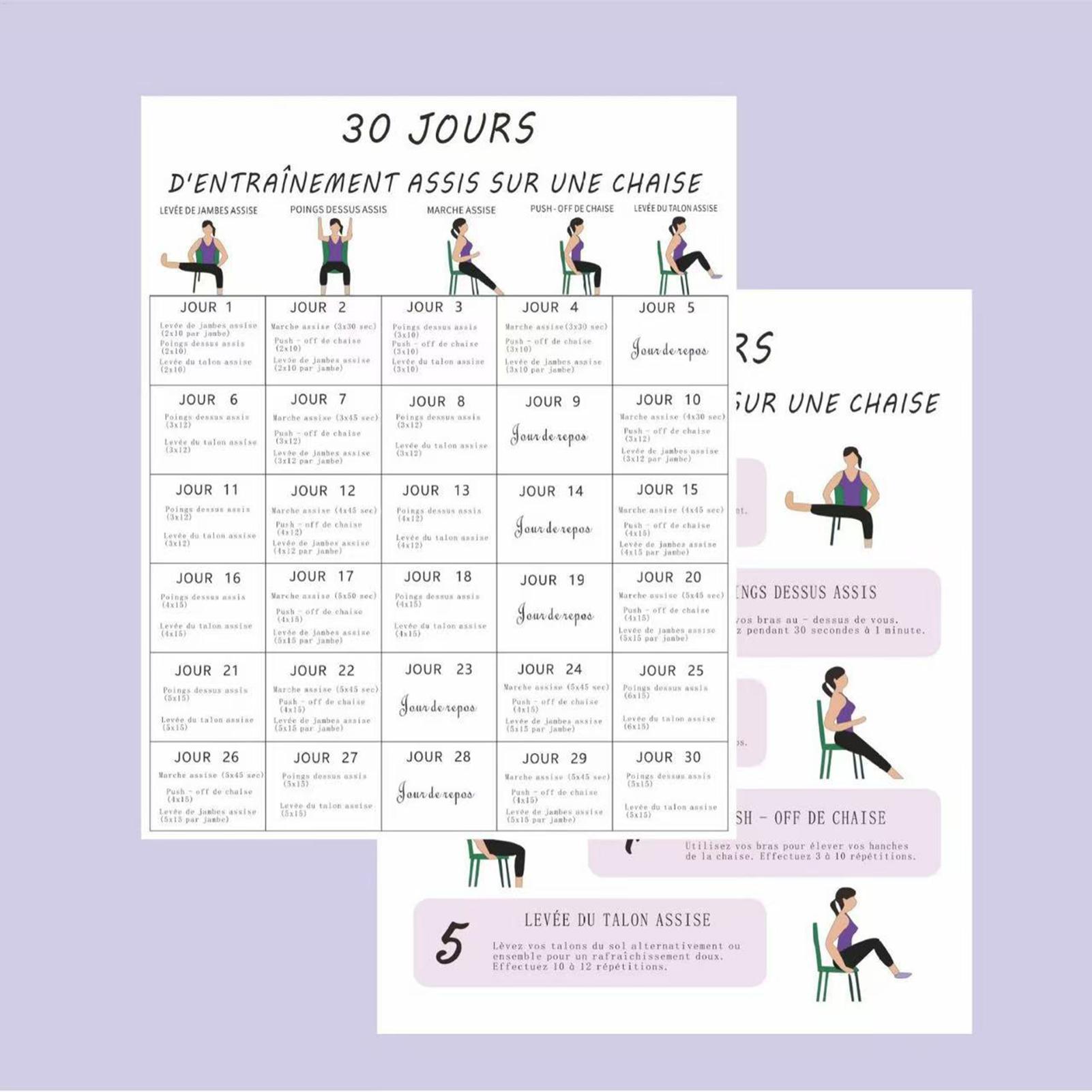 Yaşlılar İçin 6 Parça 30 Günlü - Yoga Fitness Wallpaper incelemesi ve fiyatı